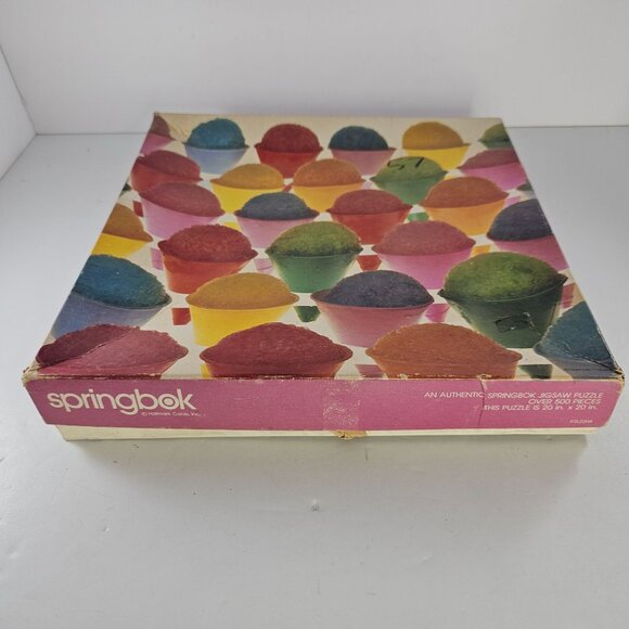 Vintage Springbok Jigsaw Puzzle Only Have Ice For You 500 Pieces *Missing Piece* - Picture 2 of 9